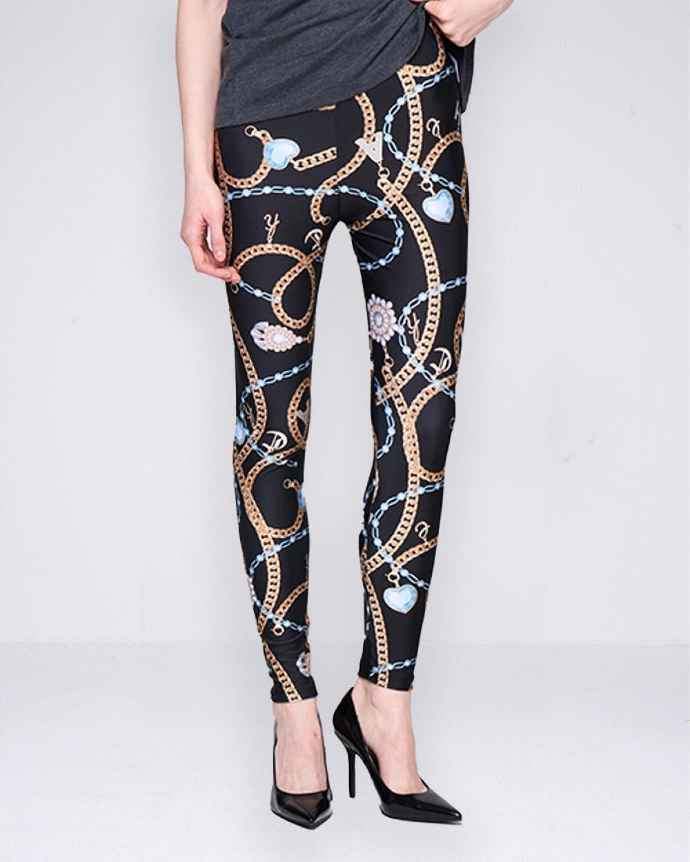 Silvian Heach Leggings a fantasia gioiello Soddisfazione Garantita