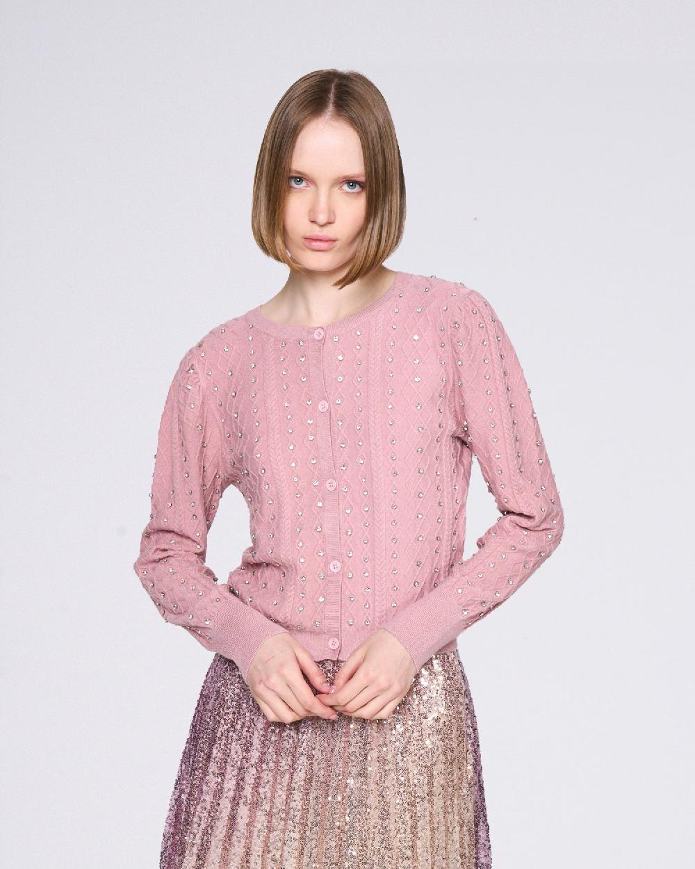 Silvian Heach Cardigan con strass Consegna Veloce