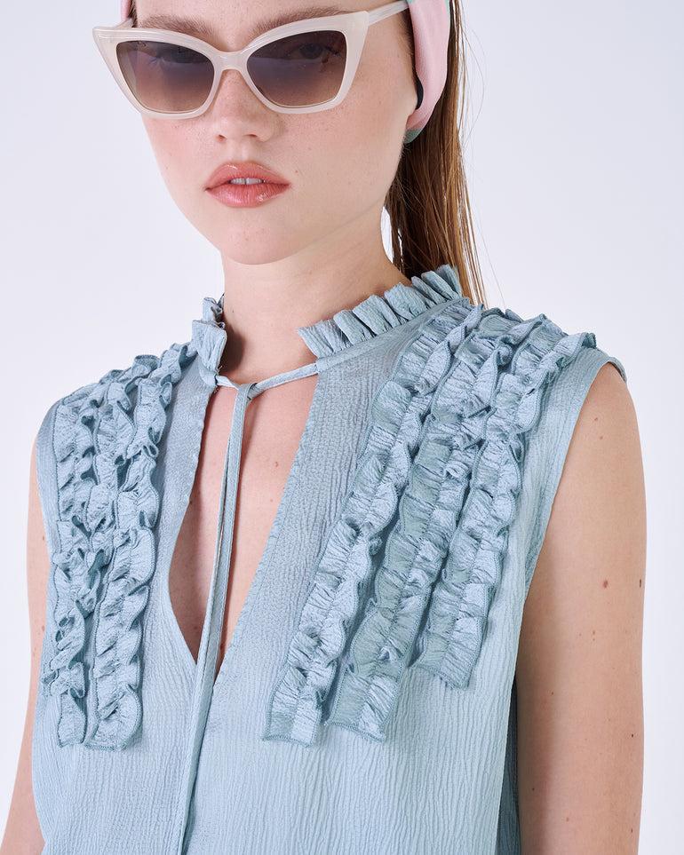 Silvian Heach Top con rouches Economico