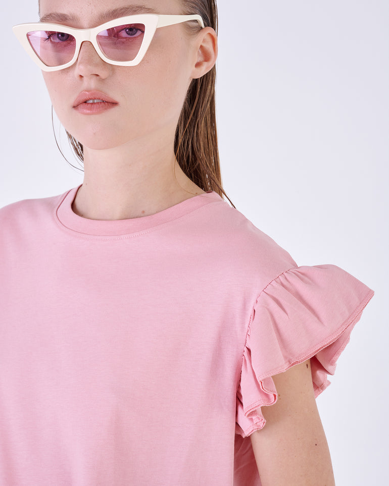 Silvian Heach T-shirt con maniche a volant Online