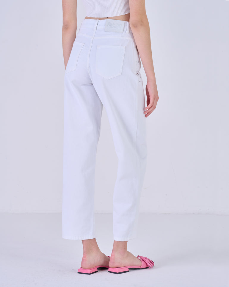 Silvian Heach Jeans con ricami traforati Offerte