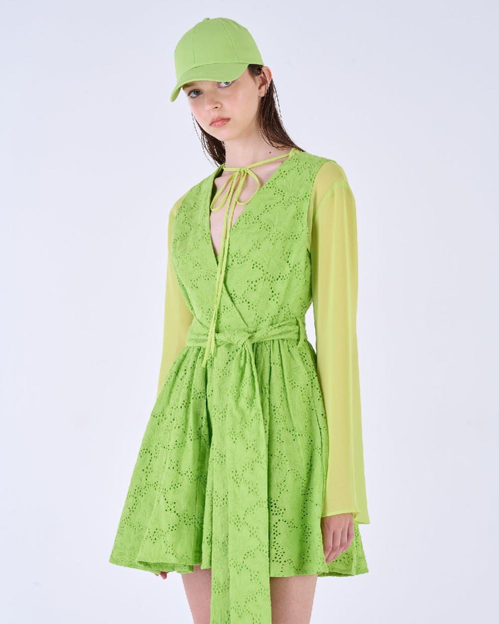 Silvian Heach Abito ad incrocio con dettagli ricamati Moda