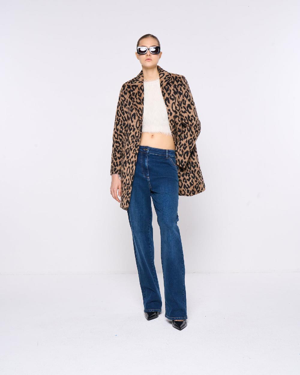 Silvian Heach Cappotto monopetto leopardato Acquista Ora