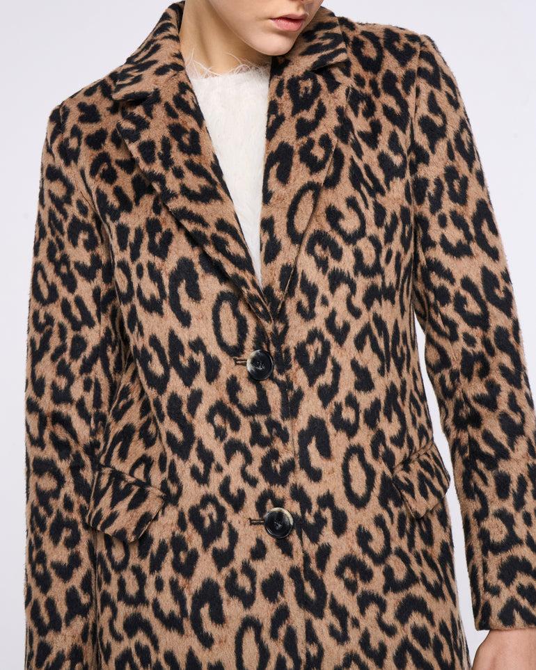 Silvian Heach Cappotto monopetto leopardato Acquista Ora