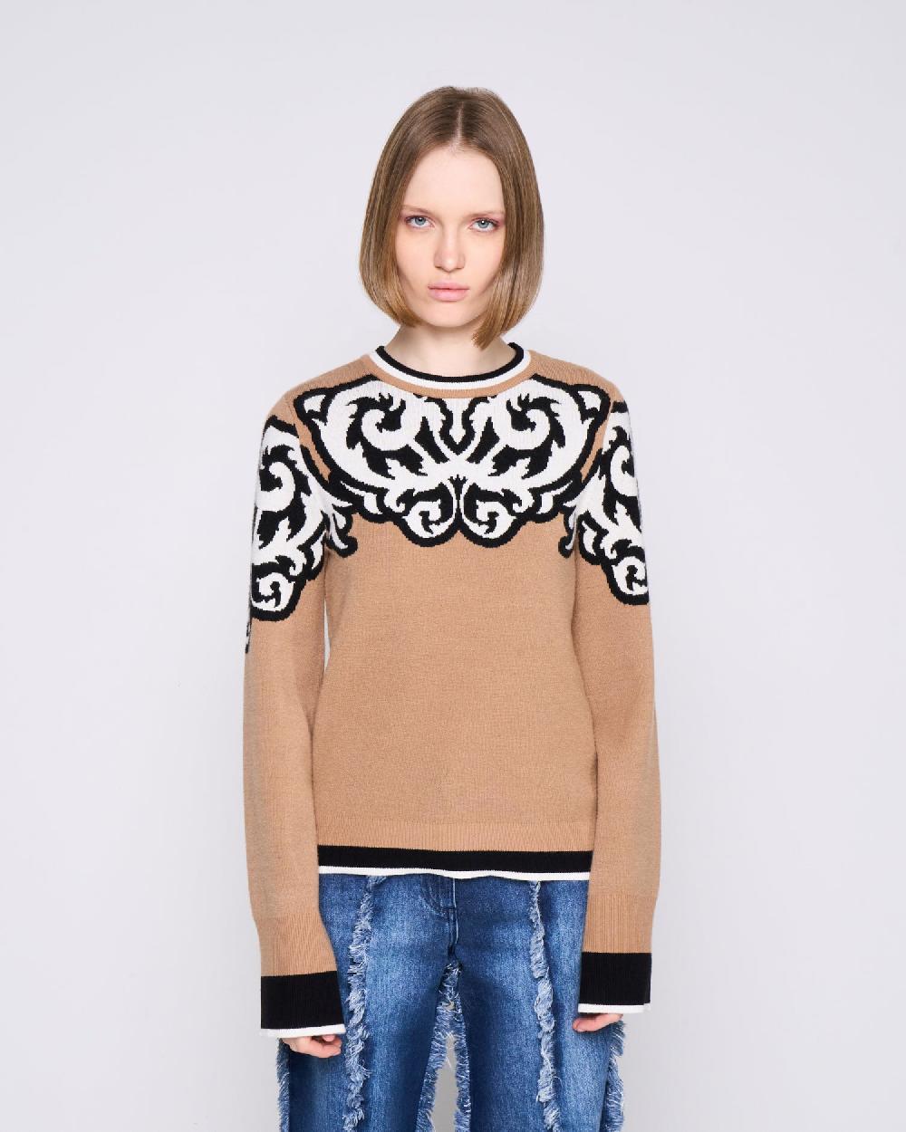 Silvian Heach Maglione con maniche svasate Nuovo