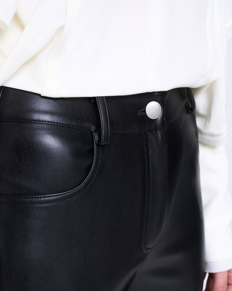 Silvian Heach Pantaloni in ecopelle Promozione