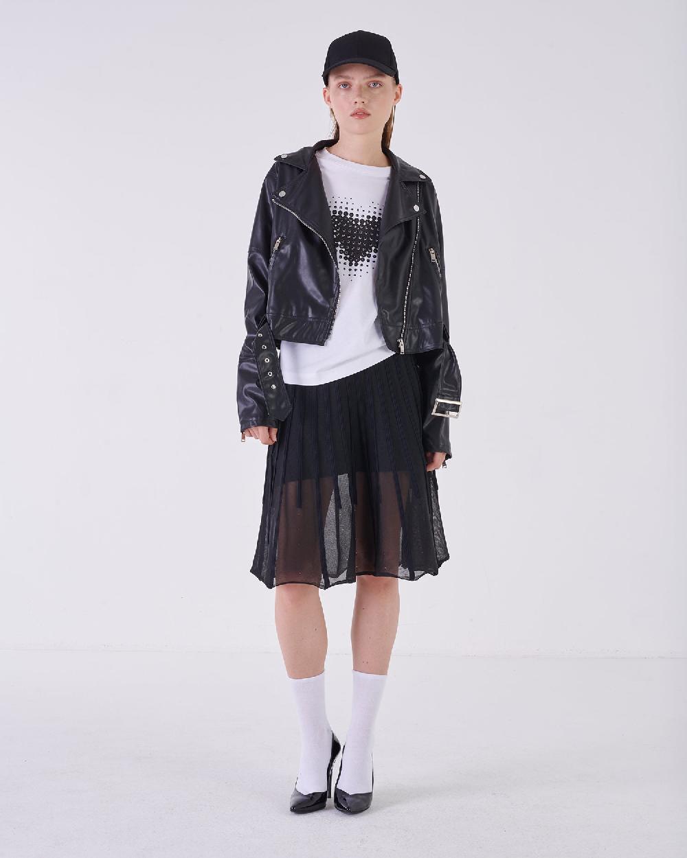 Silvian Heach T-shirt con stampa a cuore Prezzo Ridotto