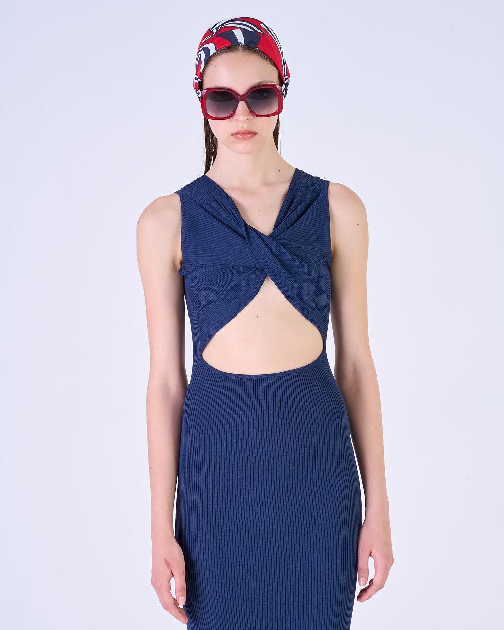 Silvian Heach Abito midi con incrocio Outlet