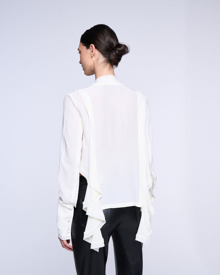 Silvian Heach Blusa con rouches Vendita Calda