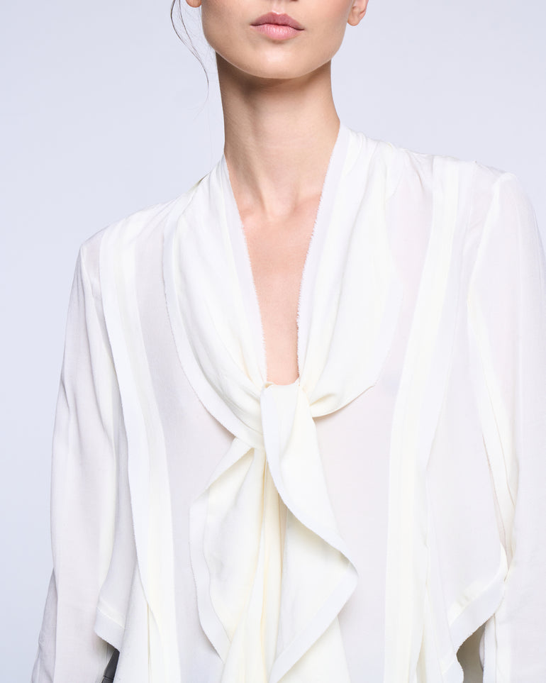 Silvian Heach Blusa con rouches Vendita Calda