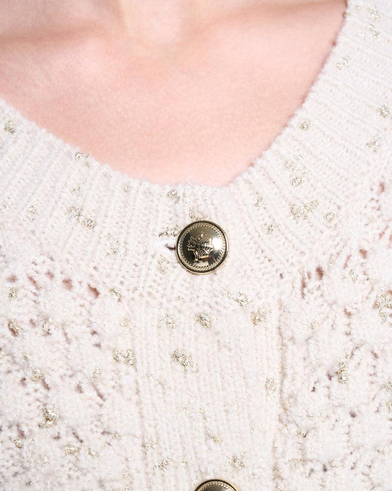 Silvian Heach Cardigan crop lavorato a maglia Negozio