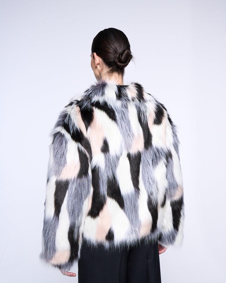 Silvian Heach Pelliccia faux fur multicolor In Linea