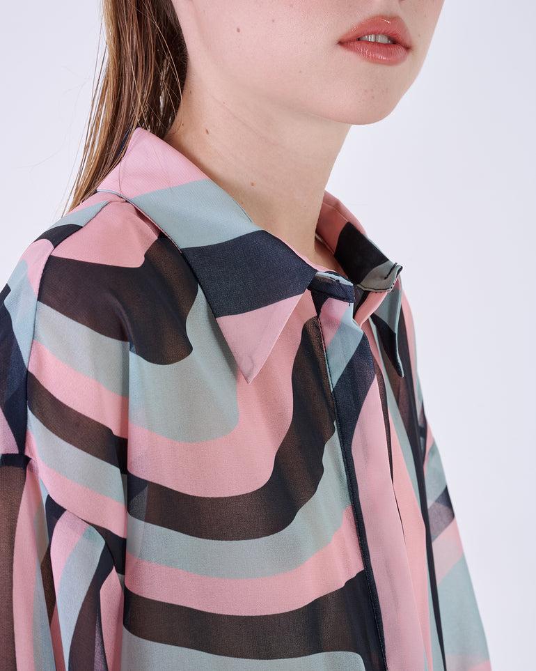 Silvian Heach Camicia semitrasparente multicolor Convenienza