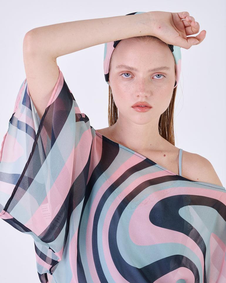 Silvian Heach Blusa semitrasparente multicolor Nuovi prodotti