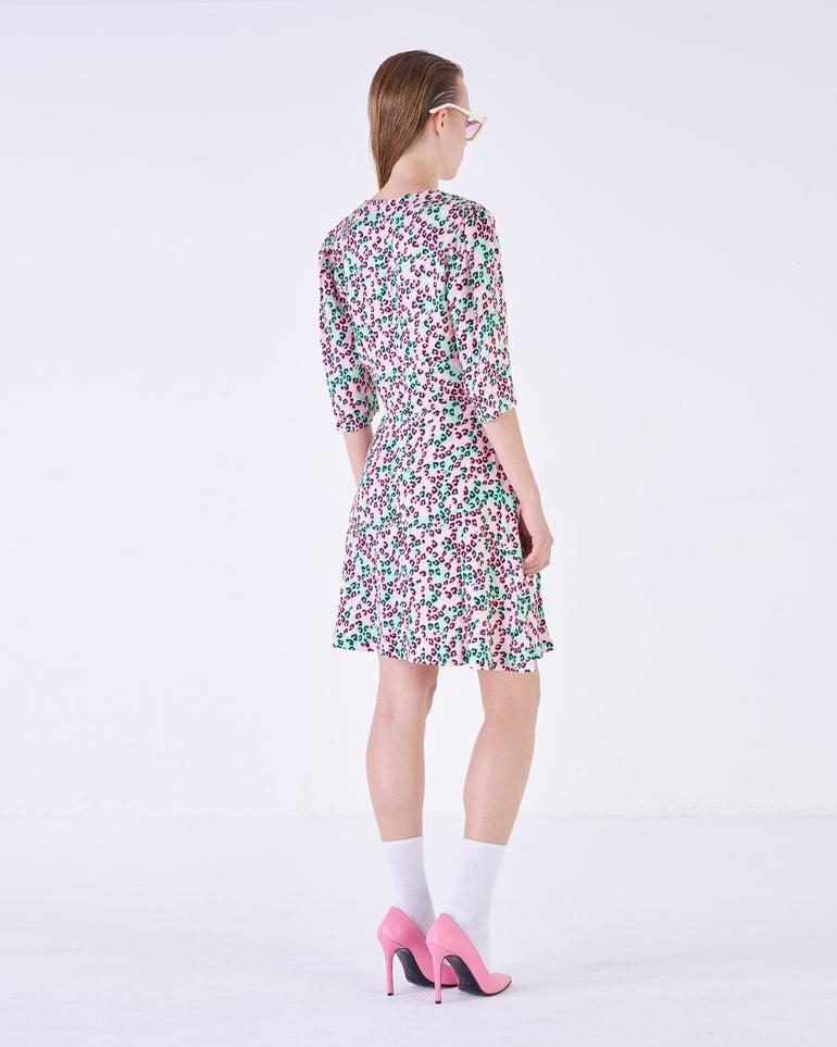 Silvian Heach Abito leopardato Outlet