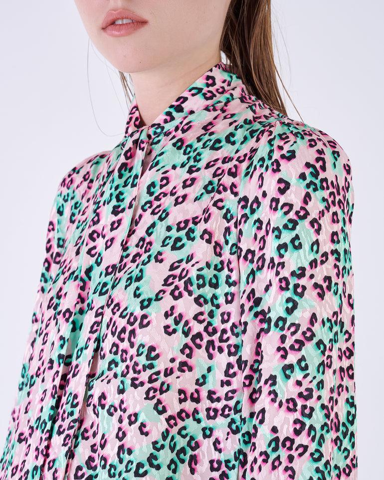 Silvian Heach Blusa leopardata In Vendita