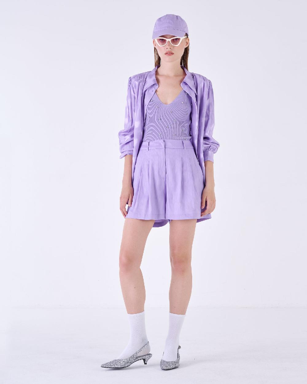 Silvian Heach Top a coste con strass Offerte