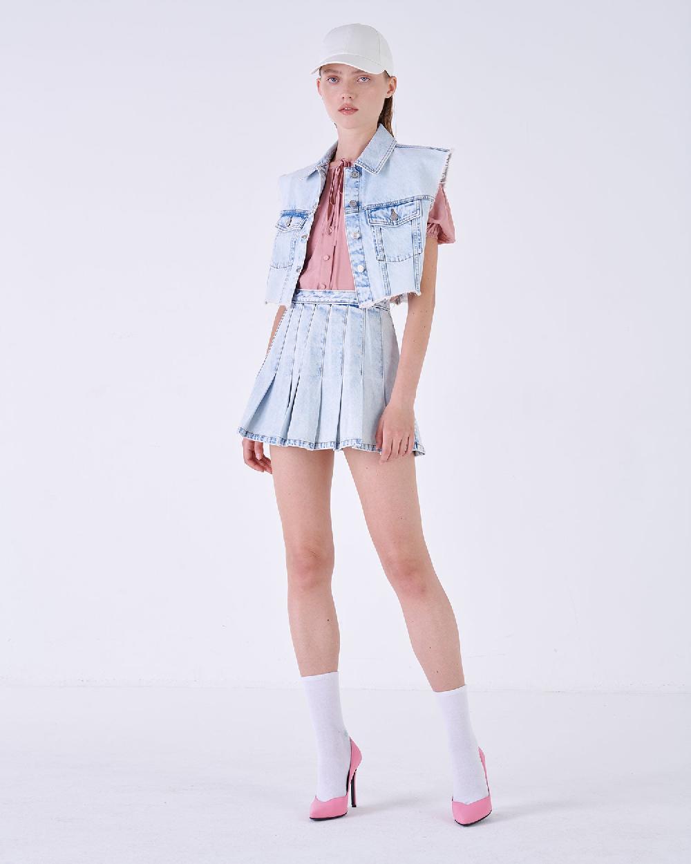 Silvian Heach Blusa con maniche a palloncino Vendita Economica
