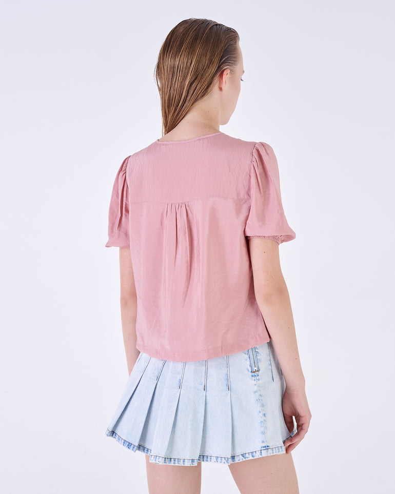 Silvian Heach Blusa con maniche a palloncino Vendita Economica