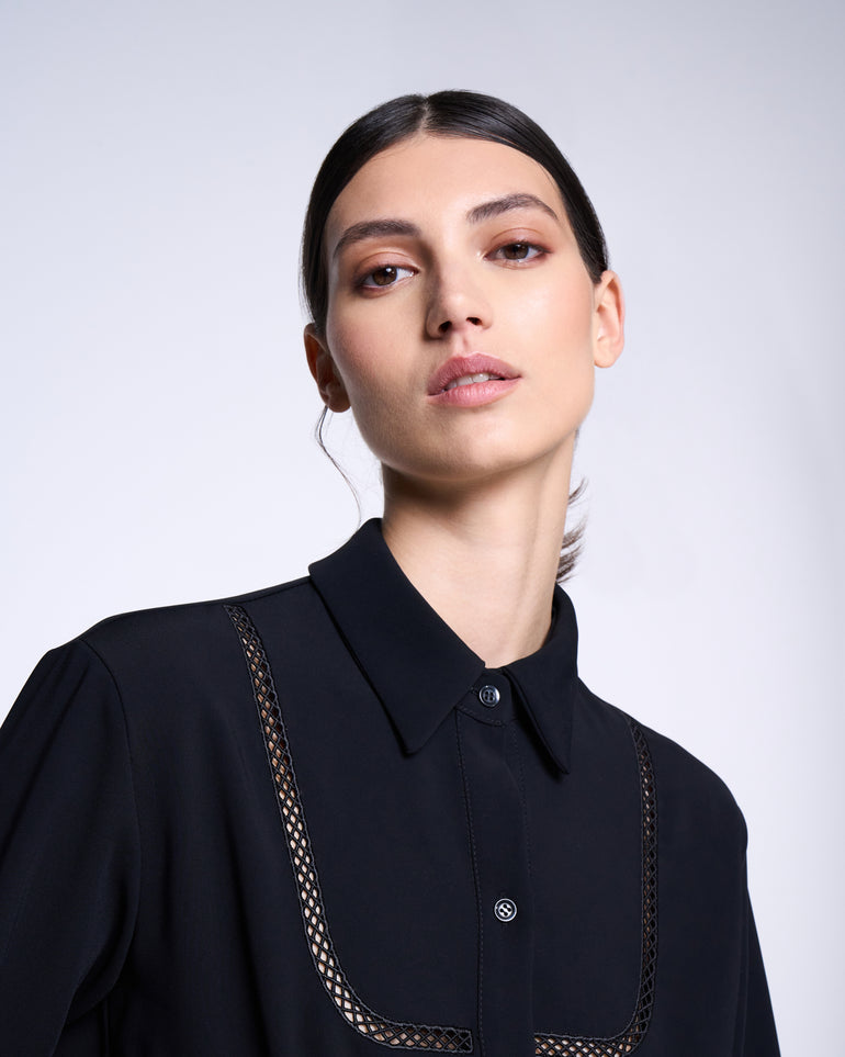 Silvian Heach Camicia con dettagli traforati Vendite Flash