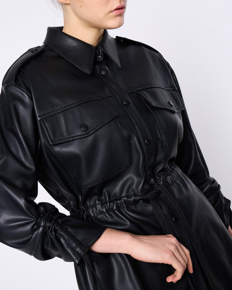 Silvian Heach Camicia in eco pelle Vendita