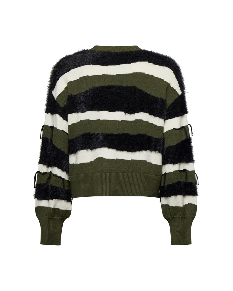 Silvian Heach Maglione multicolor con frange Spedizione Gratuita