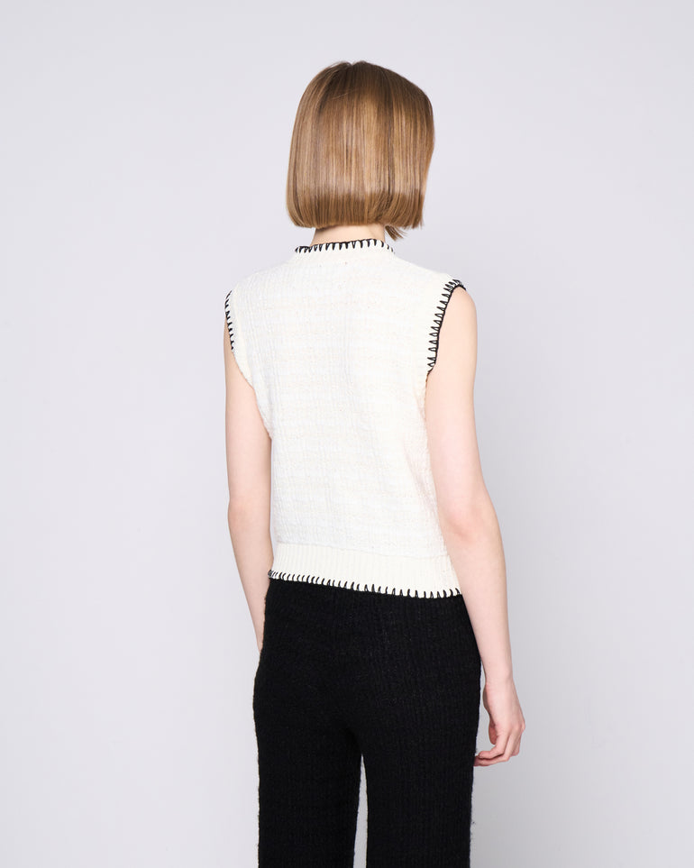 Silvian Heach Canotta con colori a contrasto Promozione Limitata