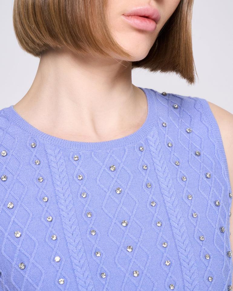 Silvian Heach Canotta con strass Fino Al -60%