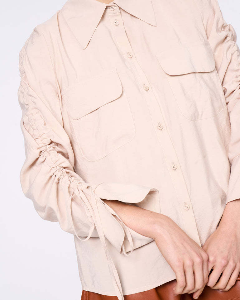 Silvian Heach Camicia con maniche arricciate Offerta