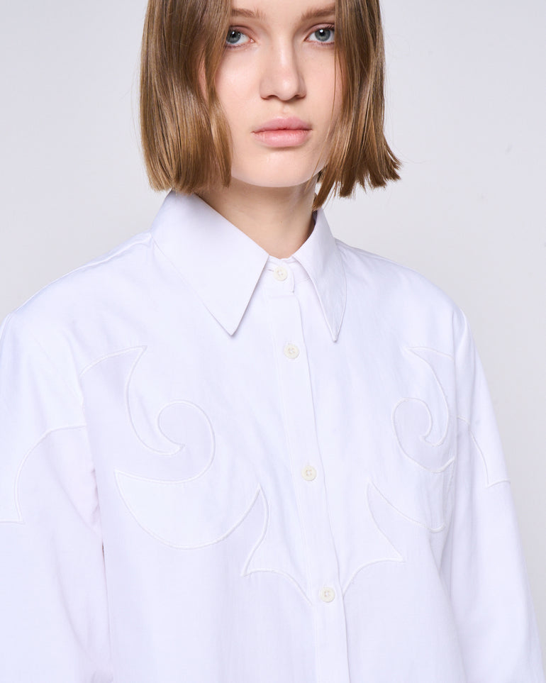 Silvian Heach Camicia con ricami In Vendita