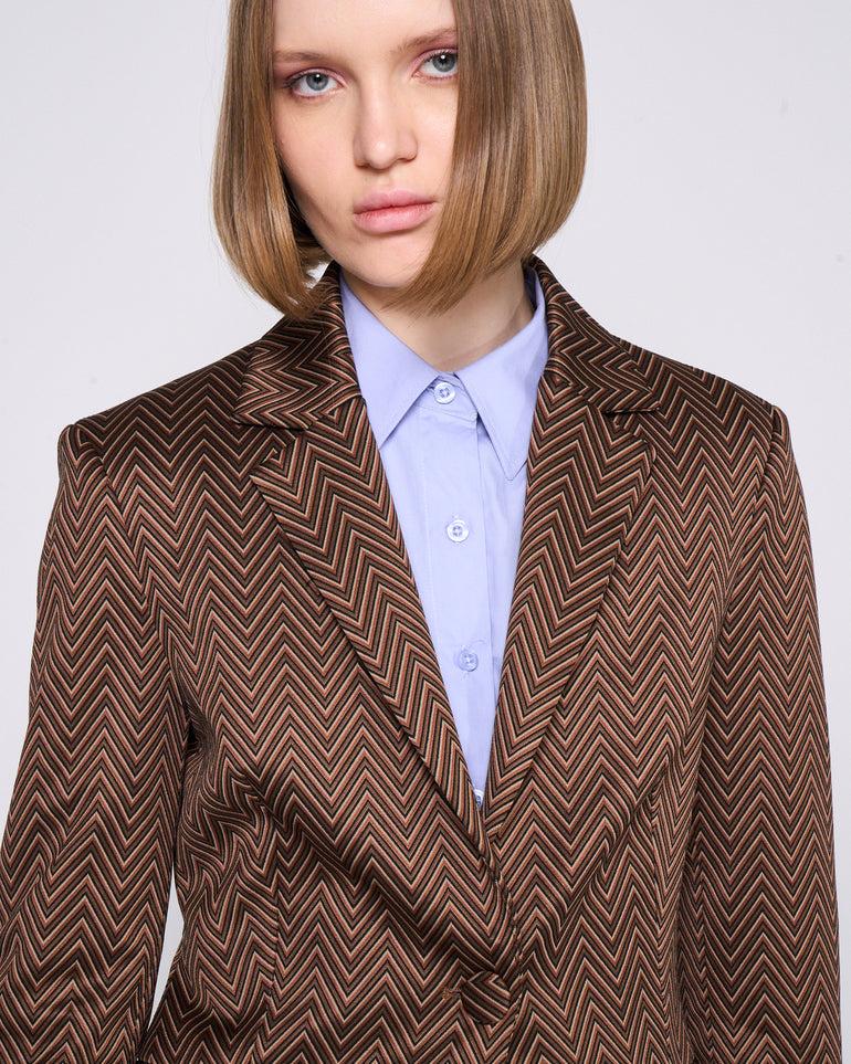 Silvian Heach Blazer monopetto a fantasia Vendita Calda