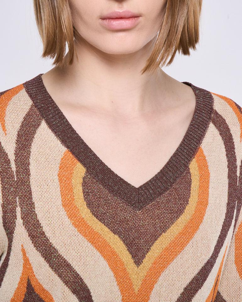Silvian Heach Maglia a fantasia il lurex Moda