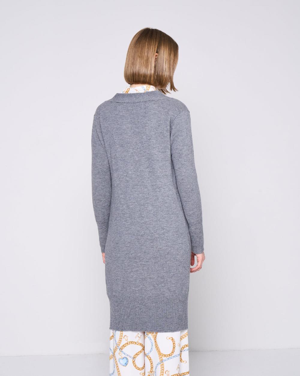 Silvian Heach Cardigan lungo con spilla Convenienza