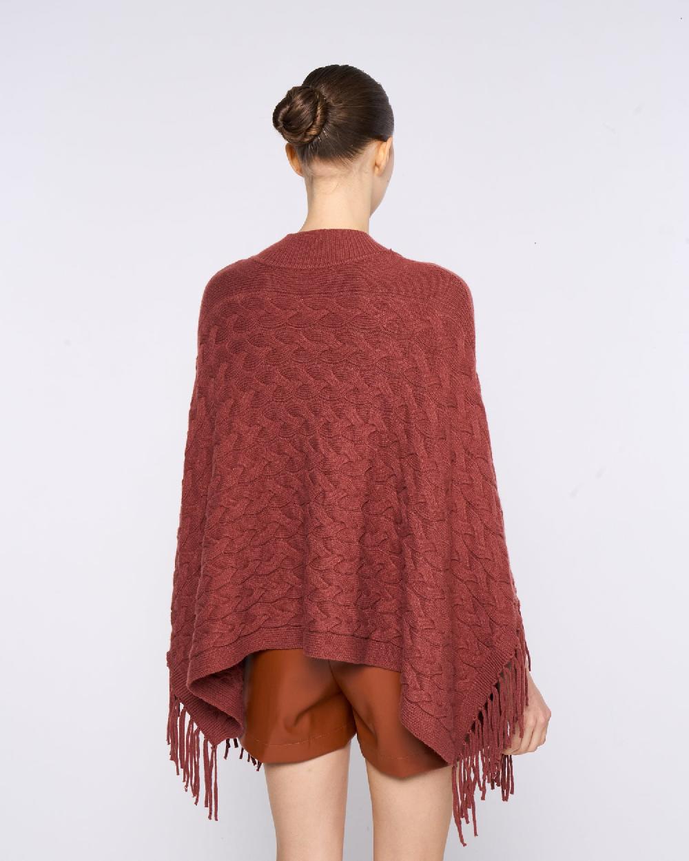 Silvian Heach Poncho in maglia intrecciata Vendita Economica