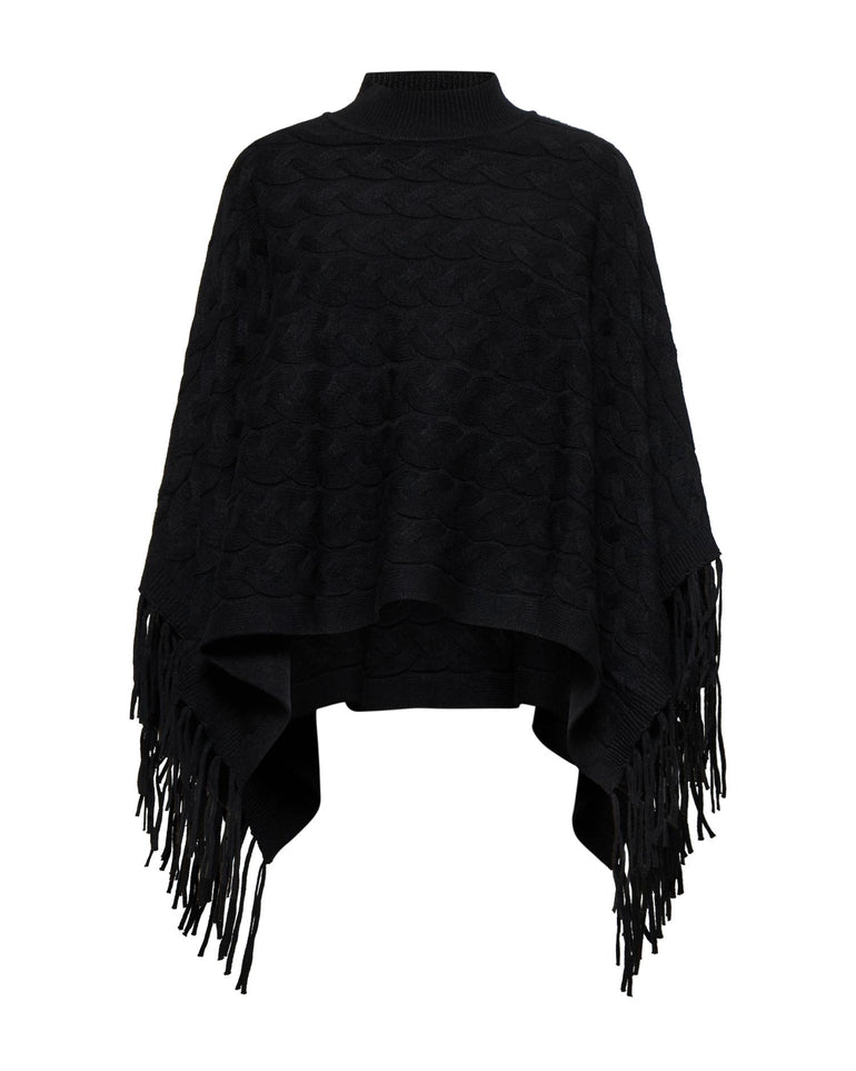 Silvian Heach Poncho in maglia intrecciata Vendita Economica
