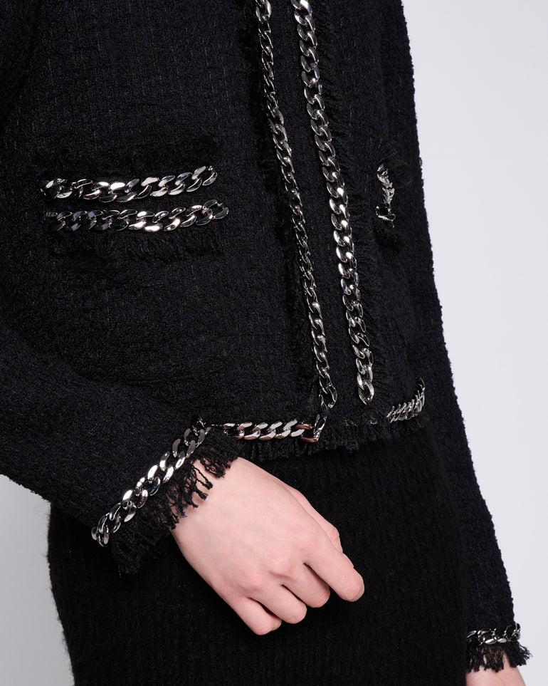 Silvian Heach Giacca effetto tweed Nuova