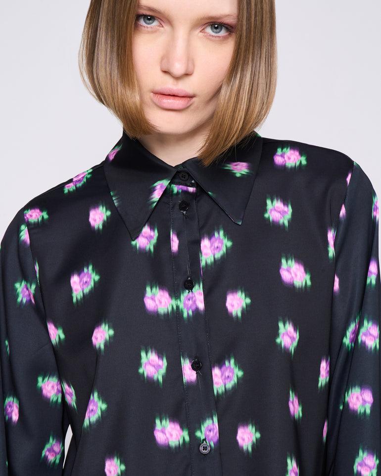 Silvian Heach Camicia crop a fantasia Italy