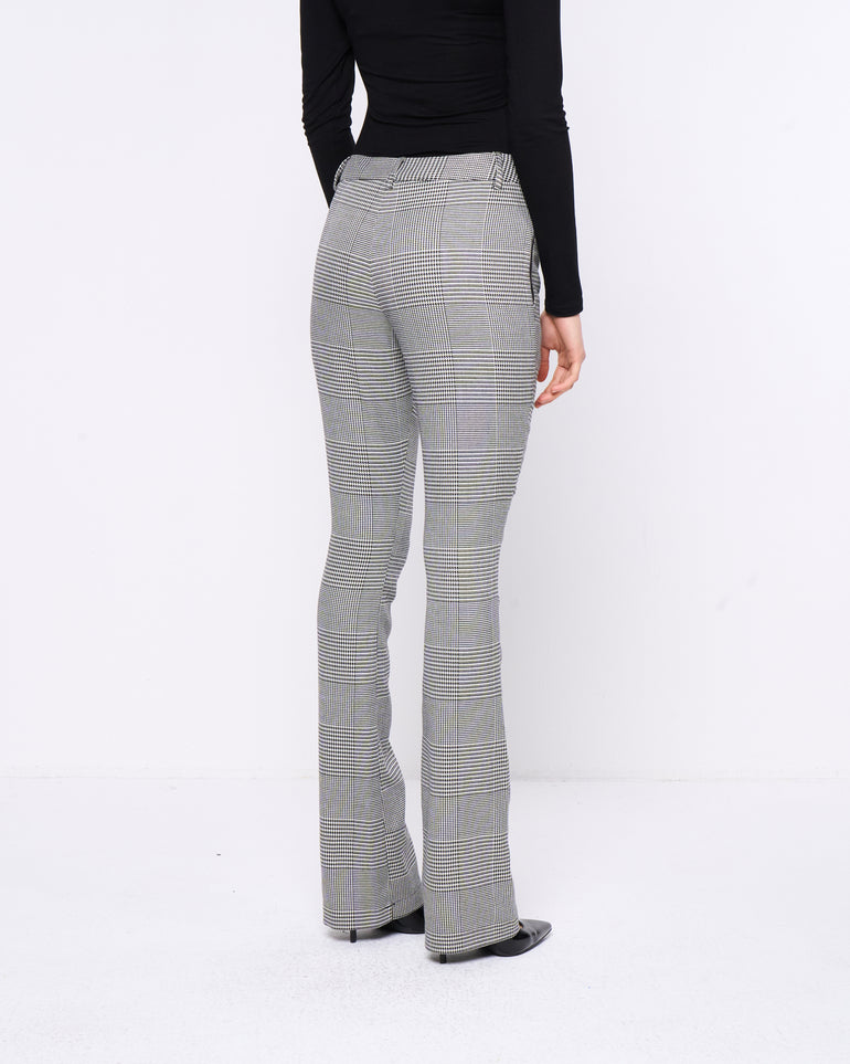 Silvian Heach Pantaloni flare a quadri Vendita