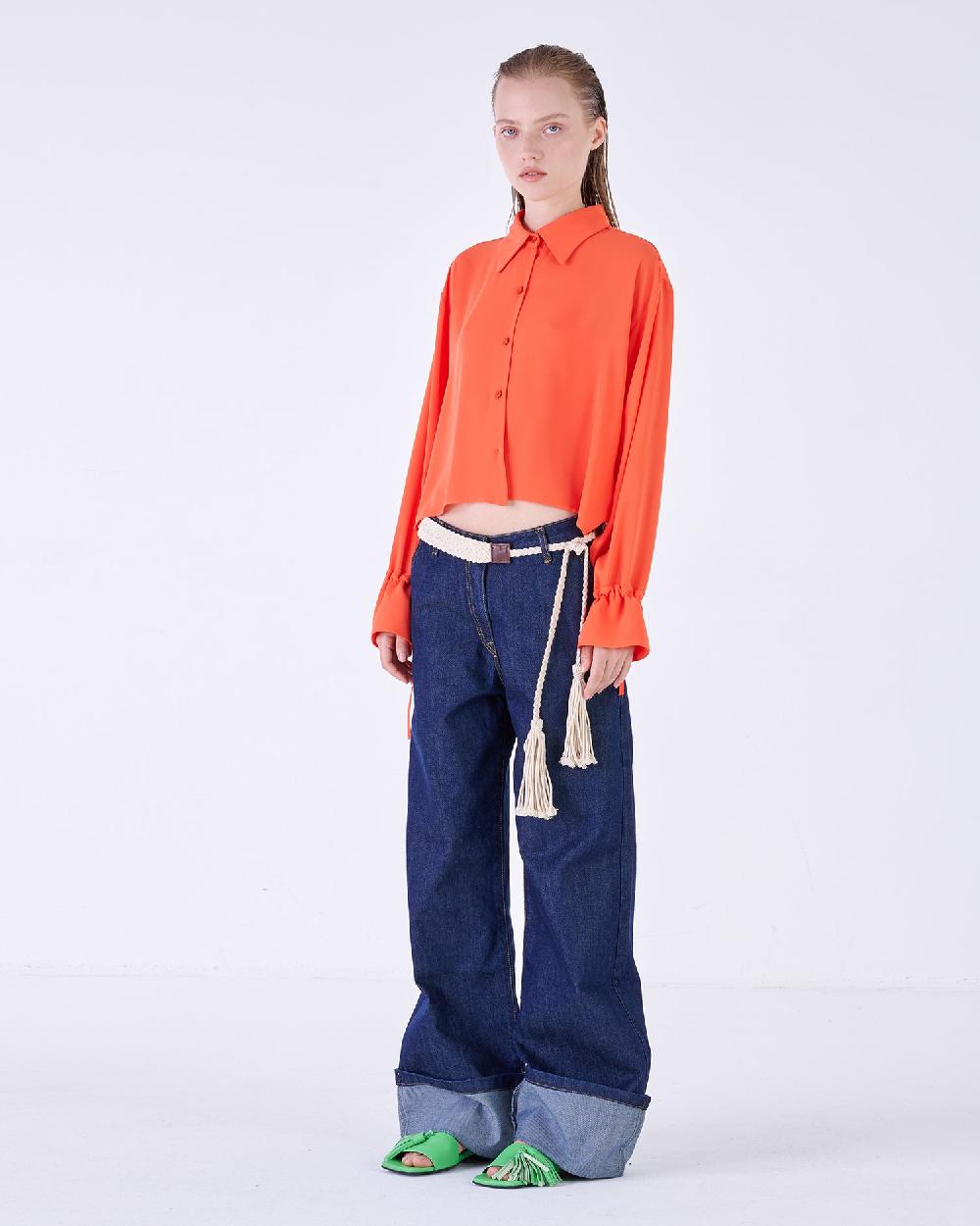 Silvian Heach Camicia con maniche a campana Nuova