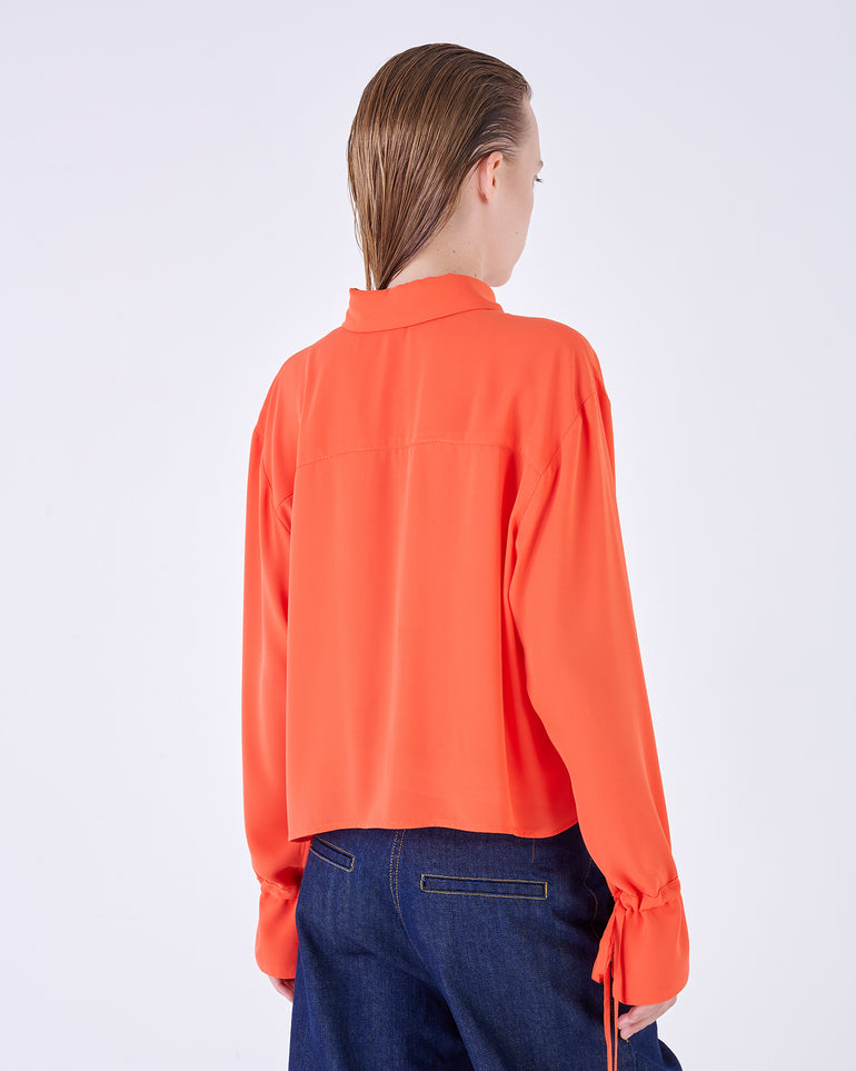Silvian Heach Camicia con maniche a campana Nuova