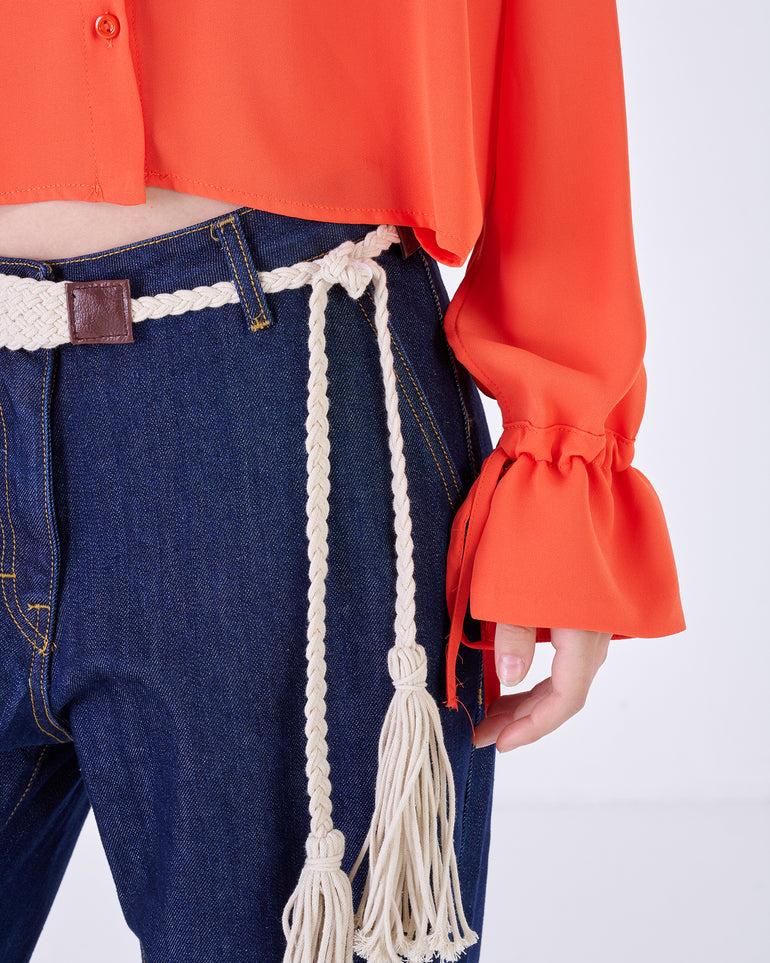 Silvian Heach Camicia con maniche a campana Nuova