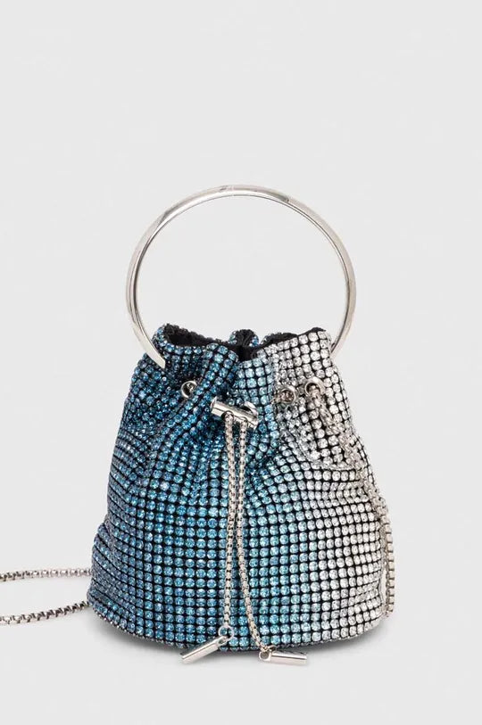 Silvian Heach Mini borsa a secchiello in strass Vendita