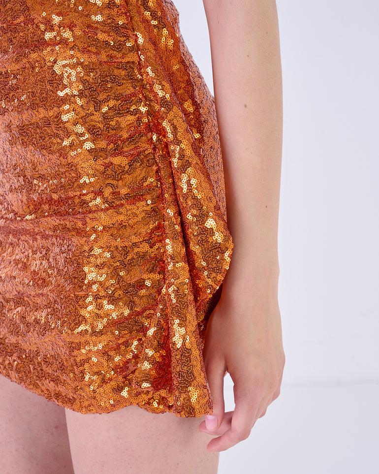 Silvian Heach Abito monospalla con paillettes Promozione