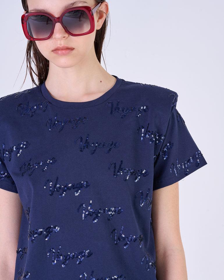 Silvian Heach T-shirt con applicazioni Vendite Flash