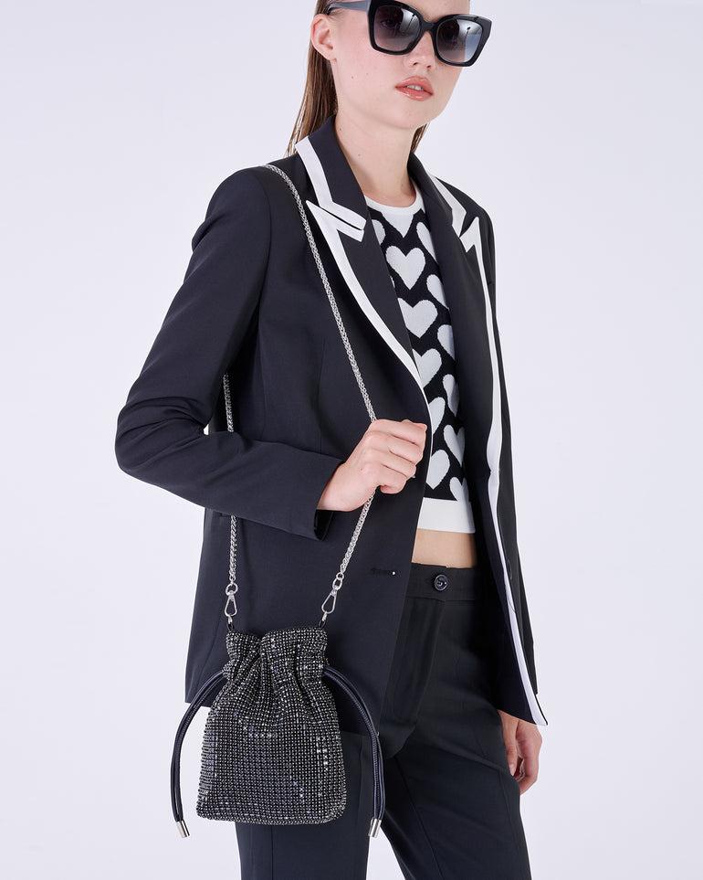 Silvian Heach Mini borsa a secchiello in strass Negozio online di fabbrica