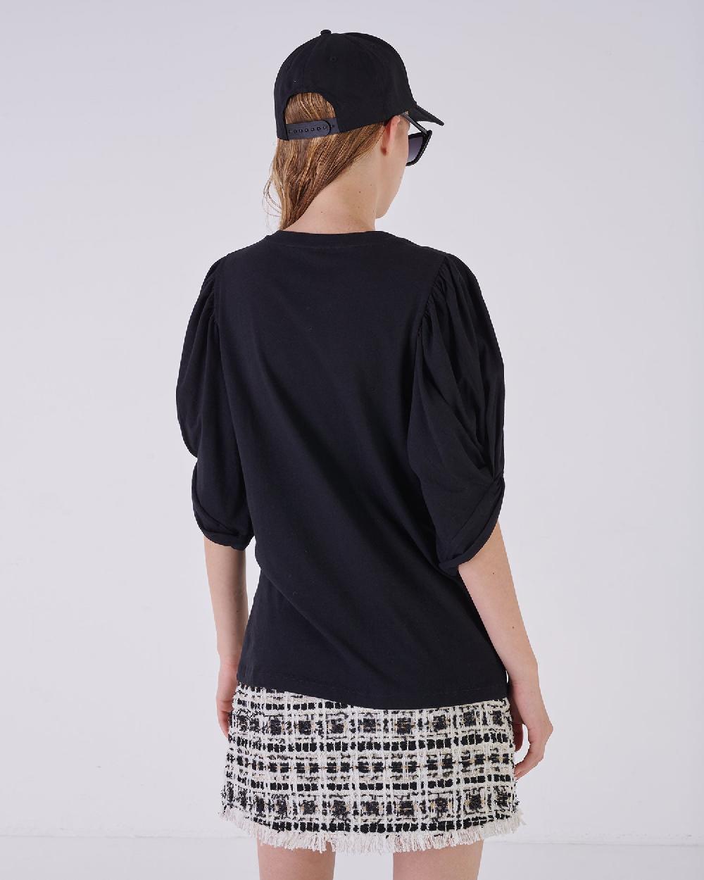 Silvian Heach T-shirt con maniche arricciate Grande vendita