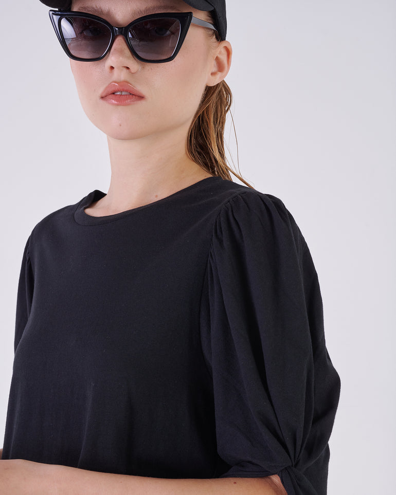 Silvian Heach T-shirt con maniche arricciate Grande vendita