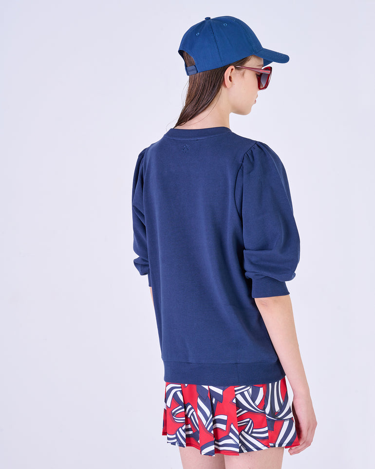 Silvian Heach Felpa con maniche arricciate Flash Sale