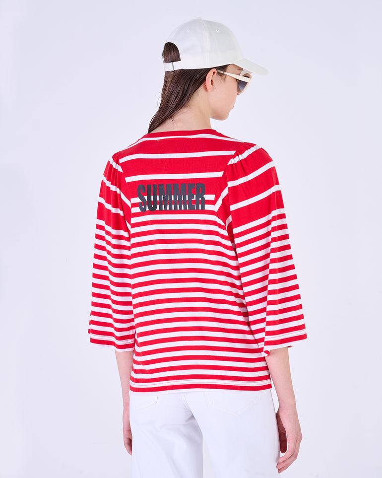 Silvian Heach T-Shirt a righe Offerta per la Festa della Mamma
