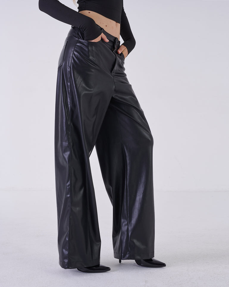Silvian Heach Pantaloni in eco-pelle Online Outlet